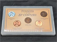 Pennies of the 20th Century coin collection in