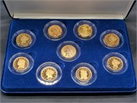 Historic Gold Eagle Replica coin collection