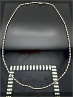 Italian sterling silver necklace, 11.9g 
20” l.