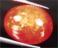 7.33 ct Natural Ethiopian Orange Fire Opal