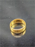 Gold ring made from $5 US gold coin. Size 6.5.