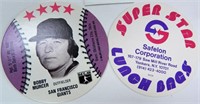 Two (2) 1976 Super Star Lunch Bags Disc
