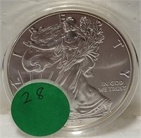 2017 SILVER EAGLE $1 COIN