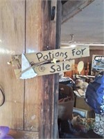 Potions for sale sign