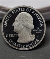 2012-S Alaska Silver Proof State Quarter
