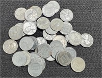 (38) 1943 Steel War Cents