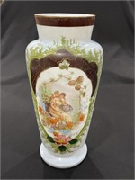 Antique Victorian style hand painted vase