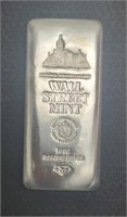 (10) Troy Oz. Silver Bar Sold By The Ounce