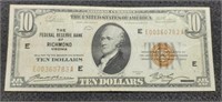 1929 $10 National Currency Note
