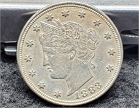 1883 NC V Nickel EF/AU
