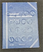 1920-1970 Canada Small Cent  Album Complete w/
