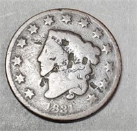 1831 Large Cent AG