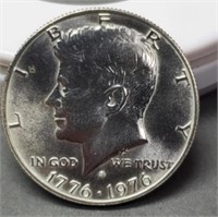 1976-S/1776 Silver Kennedy Half Dollar BU