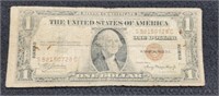 1935A $1 Hawaii Silver Certificate Note,