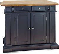 homestyles Americana Kitchen Island with Wood Top