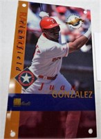 (4) 1998 Authentic Images 3"x5" MLB Trading Card: