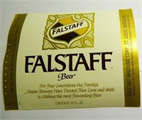 Twenty (20) 1970's Falstaff Beer Bottle Labels