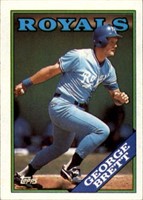 Three (3): 1988 Topps Baseball #700, George Brett