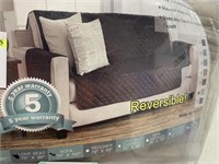 TURQUOIZE REVERSIBLE SOFA COVER