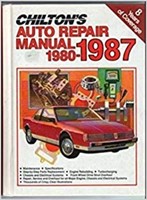 Chilton's Auto Repair Manual, 1980-1987 AND OTHERS