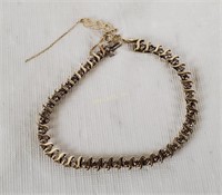 10k Gold Link Bracelet 9.6g