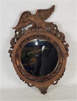 Mid Century Coppercraft Guild Eagle Wall Mirror