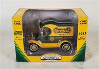 Nos Gearbox Crayola Truck Diecast Bank