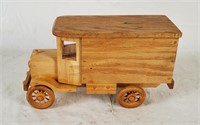 Wooden Model Truck Bank, 11" Length