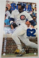 (4): 1998 Authentic Images 3"x5" MLB Trading Card