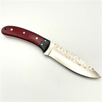 Black & Red Micarta Knife
