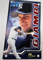 (4) 2002 Authentic Images 3"x5" MLB Trading Card