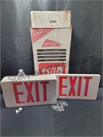 2 Sided Exit Sign Untested