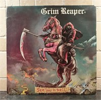 Grim Reaper - See you in Hell LP Record