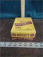Hershey's almond milk chocolate box empty