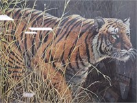 Serrey-Lester Something Stirred Tiger Litho Signed