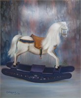 D.Groen Rocking Horse Acrylic on Board