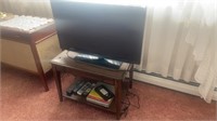 32’’ Samsung flat screen and Coby DVD player