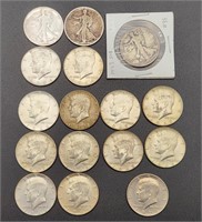 Silver Half Dollars 1917-69