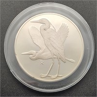 Sterling Medal #43 Great Blue Heron NIB