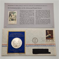 1974 Sterling Proof Postal Union + Stamps