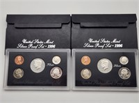 1996 Silver Proof Sets (2)