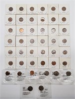 1917-58 Wheat + Indian Head Cents Etc