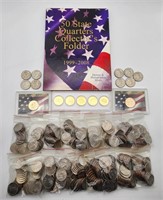 States Quarters + Anthony & Sacagawea Dollars