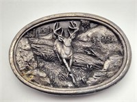 1983 Leaping Stag Buckle