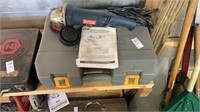 4.5 inch angle grinder and case