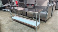 72" x 18" x 35" Stainless Table