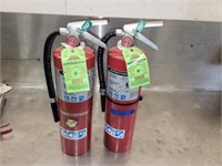 2 Fire Extinguisers 2022 Certified