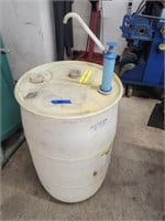 Empty 55 Gal Antifreeze Barrel w/ Pump