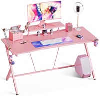 MOTPK Pink Gaming Desk 63"