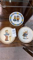 Trio of miniature plates Hummel & Austria 4’’